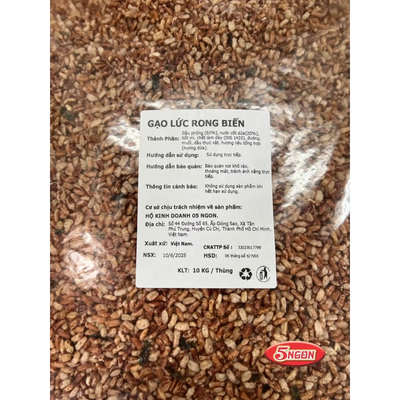 Gạo Lức Rong Biển