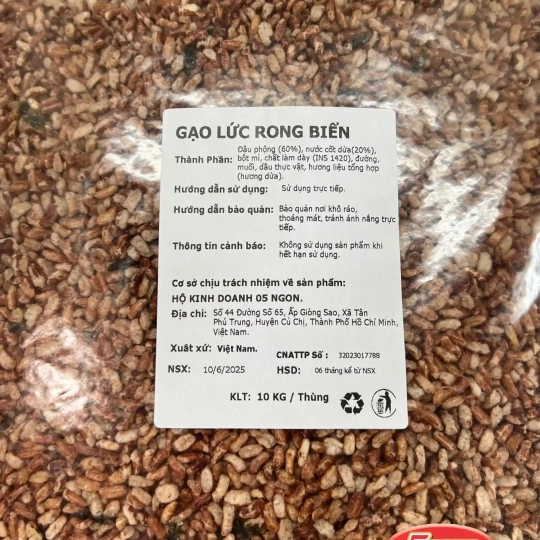 Gạo Lức Rong Biển